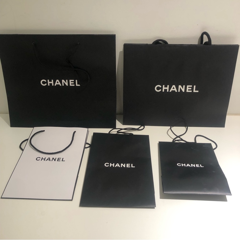 Assorted Lot of Chanel Shopping Bags